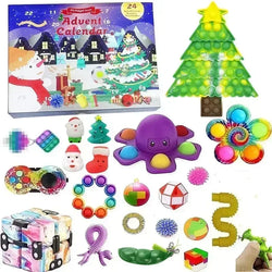 Image of 2025 Christmas Advent Calendar Gift Box for Girl Kids DIY Jewelry Hairpin Toy 24Days Countdown Calendar New Year Christmas Gifts