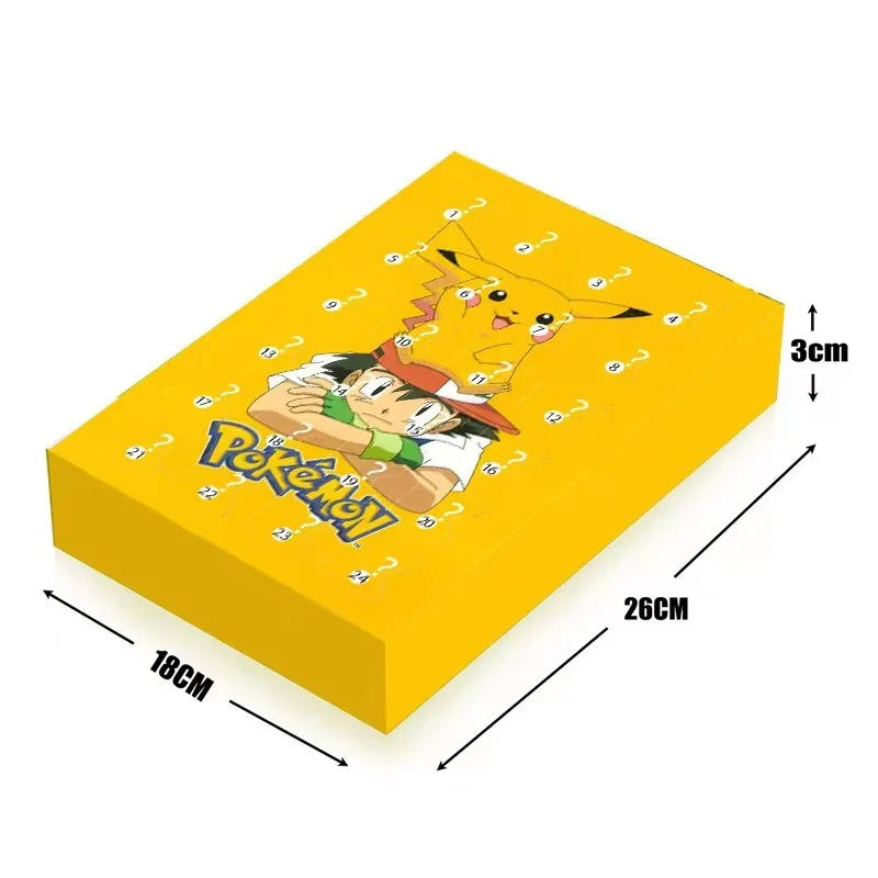 Calendrier de l’Avent 2024 - 24 Figurines Pikachu et Sacha Surprises