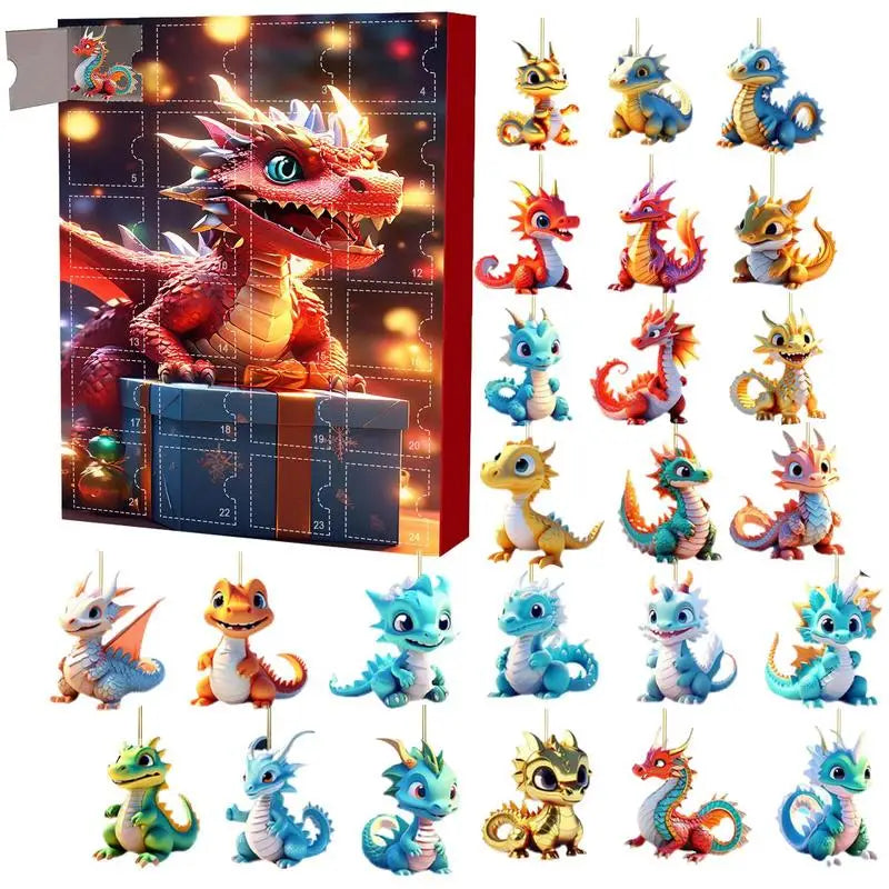 Calendrier de l’Avent 2024 - 24 Figurines Drago