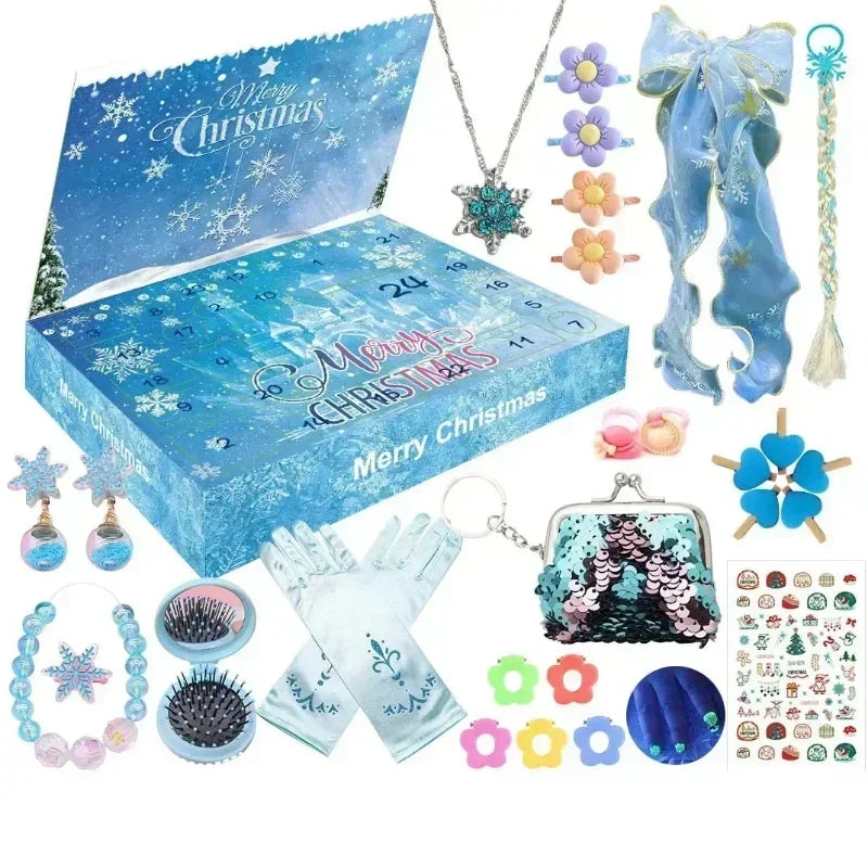 Calendrier de l’Avent 2024 - Coffret Bijoux et Accessoires pour Filles